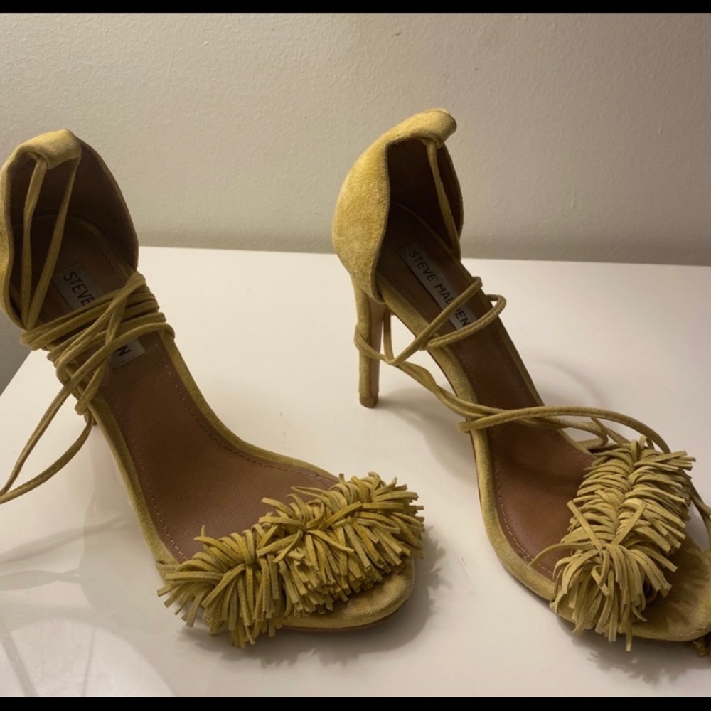 Steve Madden Yellow Heels